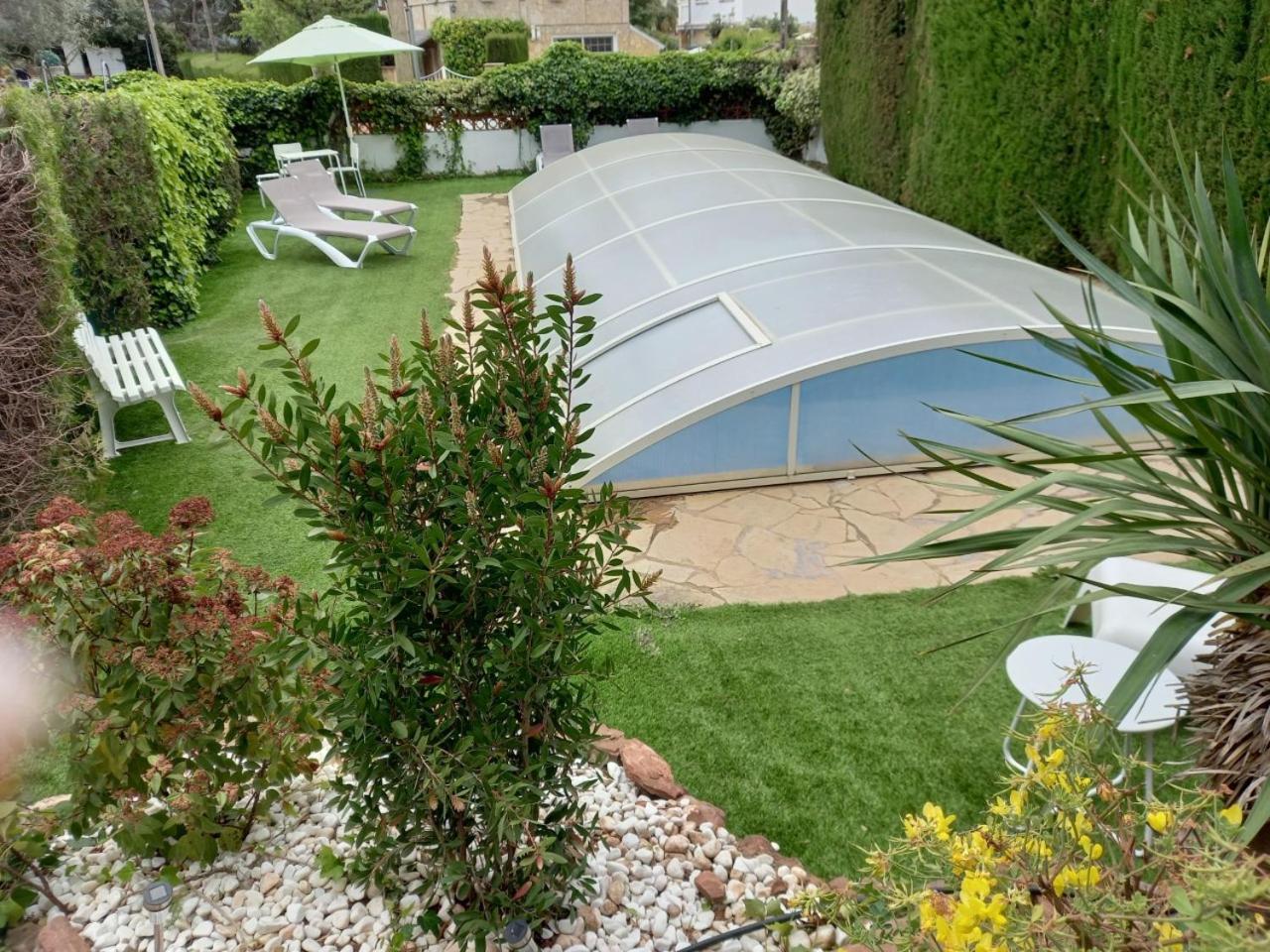 Casa Acogedora Familiar Con Piscina Palleja ภายนอก รูปภาพ